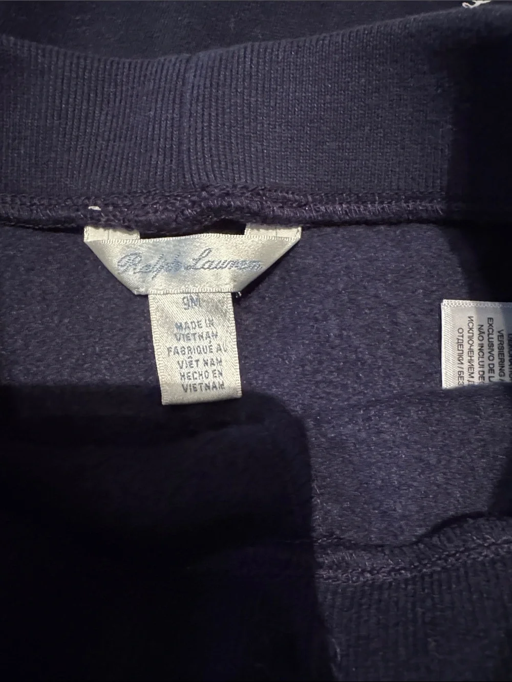 Ralph Lauren Baby Bear Appliqué Sweatshirt & Jogger Set